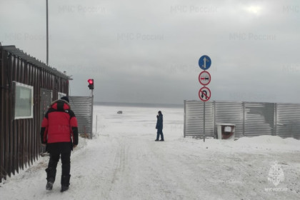 Первую ледовую автопереправу открыли в Ордынском под Новосибирском