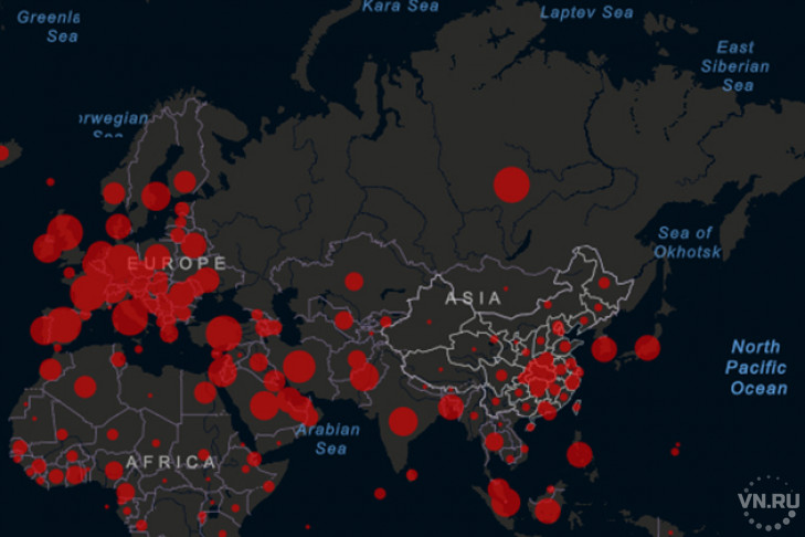 Карта коронавируса 3 мая: статистика заражений в России и в мире             