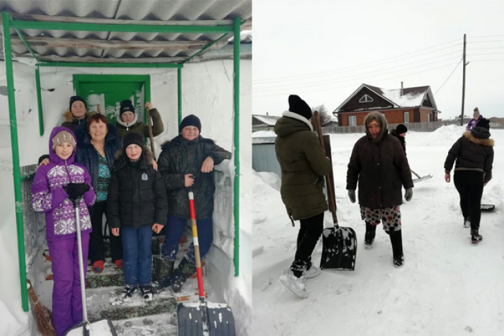 Подростки спасли из снежного плена 50 стариков под Новосибирском