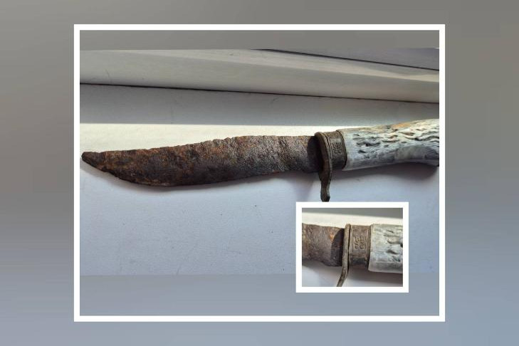 Старинный нож «Глухарь» в огороде нашел житель Новосибирска