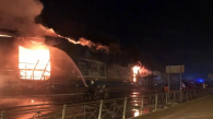 Трое пожарных получили ожоги при тушении ТЦ «Апельсин» под Новосибирском