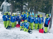 Снежный десант побывал в Бергуле