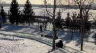 В Новосибирске закрыли Ледовый городок
