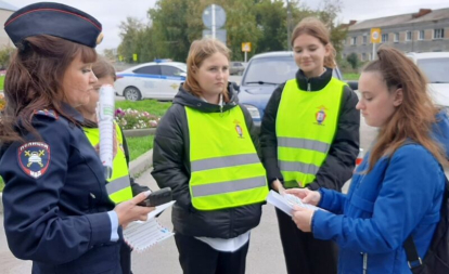 В Здвинске сотрудники Госавтоиспекции провели акцию для пешеходов