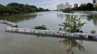 Река Кубань в Краснодаре вышла из берегов