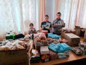 В Пешковской школе собрали посылки для наших солдат