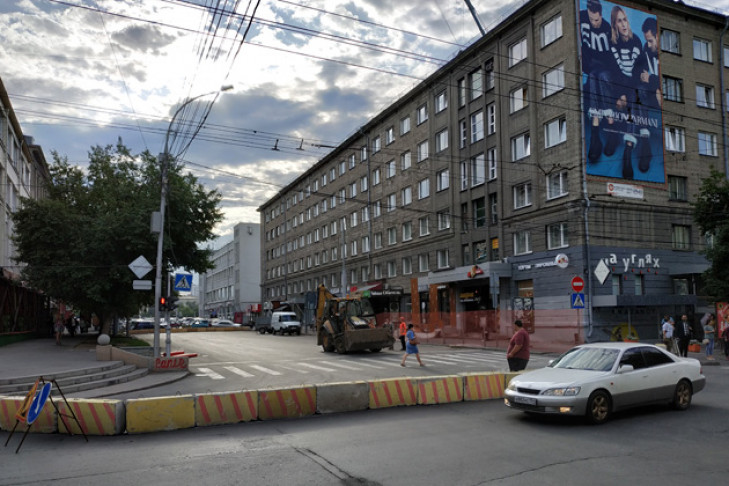 Улицу Ленина перекрыли до 15 сентября