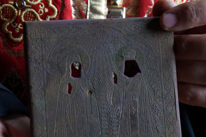 Икону со дна Обского моря вернули в храм Бердска