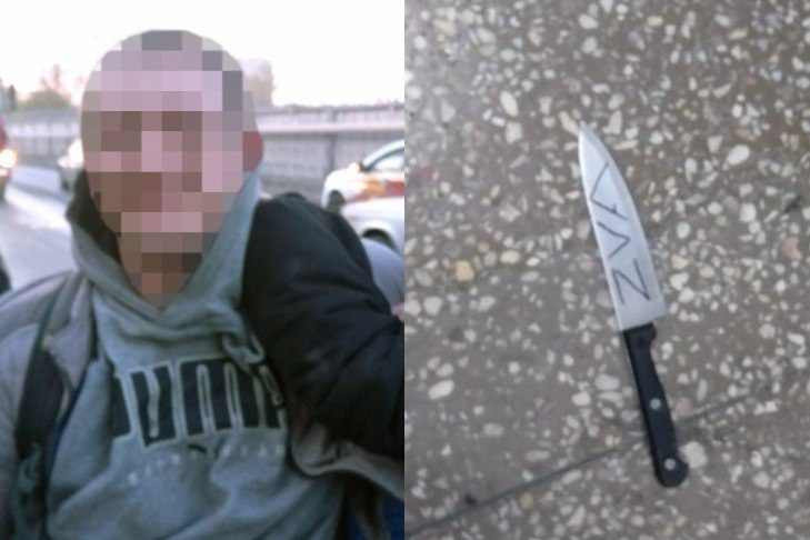 Мужчина с ножом пытался проникнуть на особо важный объект в Новосибирске