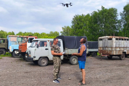 Под Новосибирском ветеран СВО начал искать лесные пожары с помощью дрона
