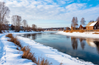 Паводок в Новосибирской области: уровень реки Карасук вырос на три метра