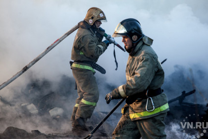 Череда серьезных пожаров прокатилась по Новосибирской области
