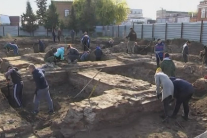 Раскопки на месте Спасского собора начались в Куйбышеве