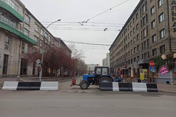 Проверку по факту перекрытия улицы Ленина в Новосибирске провела прокуратура