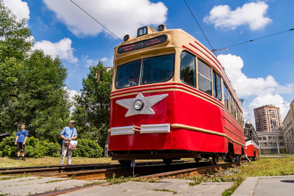 Трамвай-призрак вернулся на маршрут в Новосибирске в День города