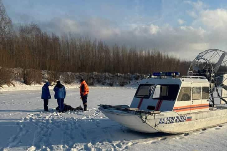 Мертвый рыбак найден у лунки на реке Иня под Новосибирском