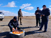 Противопожарные учения с беспилотниками прошли на границе Новосибирской и Омской областей