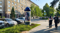 В Новосибирске обновляют афишные тумбы