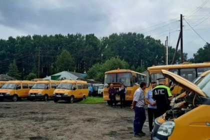 Полиция проверяет готовность школьных автобусов в Новосибирской области