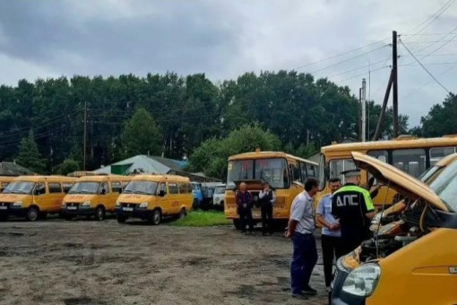 Полиция проверяет готовность школьных автобусов в Новосибирской области