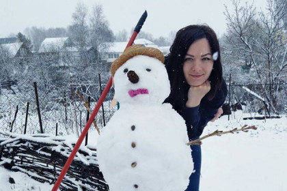 Снеговики из майского снега появились и растаяли в Новосибирске