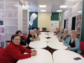 В Убинской библиотеке состоялась встреча с легендой