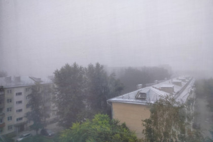 Туман укрыл Новосибирск утром 29 июля