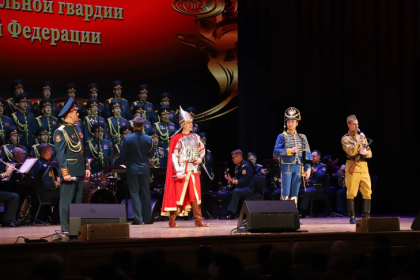 Академический ансамбль песни и пляски Росгвардии выступил в Новосибирске