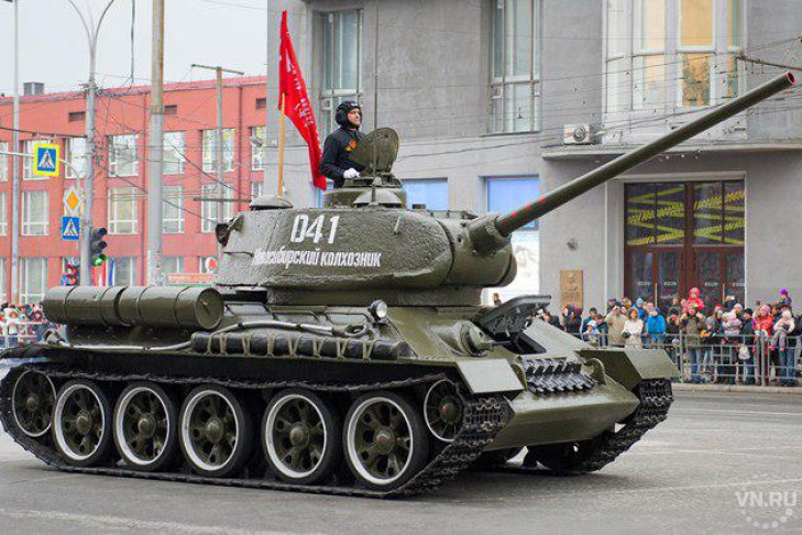Танк «Новосибирский колхозник» возглавит парад 9 Мая 