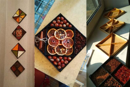 Панно из сухофруктов мастерит многодетная мама 