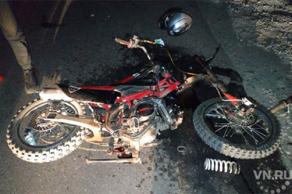 12-летний байкер попал в ночное ДТП