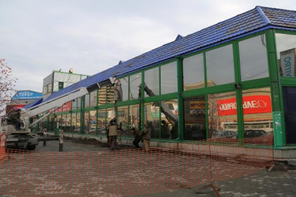 Зеленый рынок «Гранит» сносят на площади Маркса