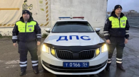 Сотрудники ГАИ Новосибирска экстренно доставили в больницу двухлетнего мальчика