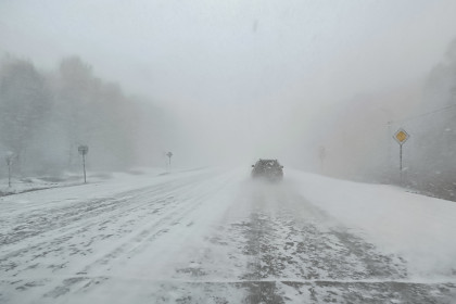 Снежное экстренное предупреждение выпустили синоптики в Новосибирской области