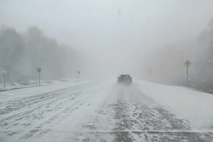 Снежное экстренное предупреждение выпустили синоптики в Новосибирской области