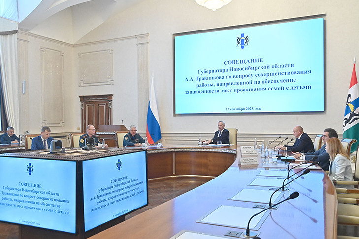 Андрей Травников провёл совещание по совершенствованию обеспечения противопожарной защиты жилья многодетных семей