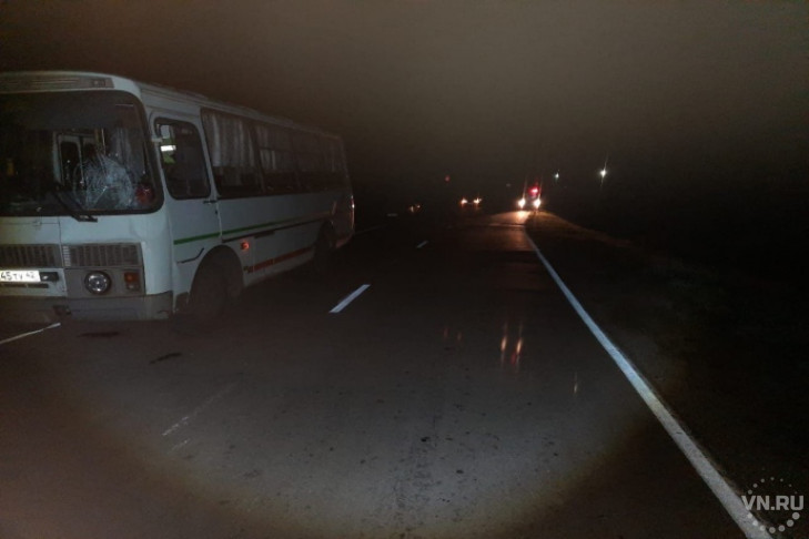 Пьяный водитель автобуса насмерть сбил юного пешехода под Новосибирском