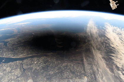 Фото черной дыры на месте США опубликовал Новосибирский планетарий