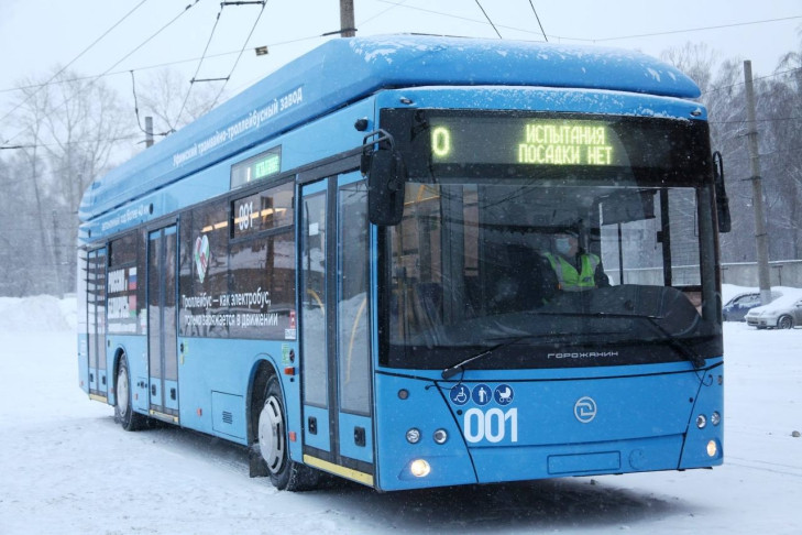 Новые троллейбусы вышли 1 февраля на маршрут №36 в Новосибирске