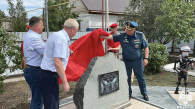 В Чулыме открыли мемориал ветеранам пожарной охраны