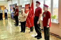 В Усть-Таркском районе дан старт акции “Часовой у Знамени Победы”