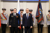 В Новосибирске наградили полицейских за участие в спецоперации