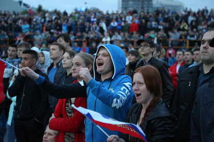 5:0! Сборная России наградила победой болельщиков в фан-зоне на набережной  