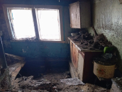 Пожар в частном доме произошел в Верх-Красноярке