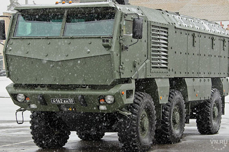 Новые бронеавтомобили «Тайфун-К» поступили в Новосибирск
