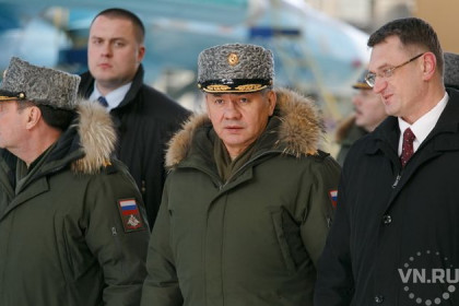 Министр обороны Сергей Шойгу прилетел в Новосибирск 