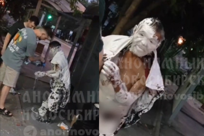 В Новосибирске осудят обливших бездомного краской подростков
