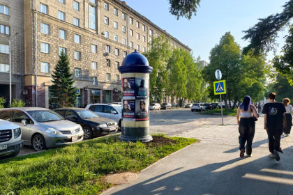 Массовая замена исторических афишных тумб началась в Новосибирске