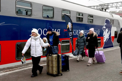 Спецпоезд с вагоном «Россия. Жириновский» впервые прибыл в Новосибирск