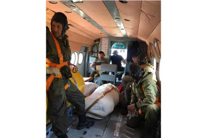 Пожары в красноярской тайге тушат бойцы авиалесоохраны из Новосибирска